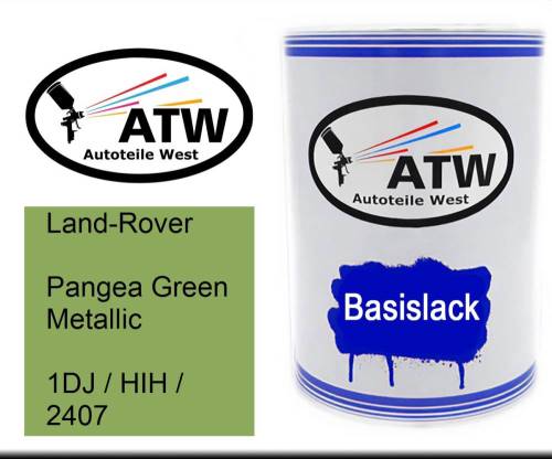 Land-Rover, Pangea Green Metallic, 1DJ / HIH / 2407: 500ml Lackdose, von ATW Autoteile West.